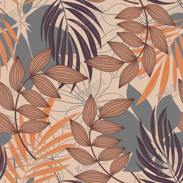 编号：90232809100041171216【酷图网】源文件下载-无缝花纹