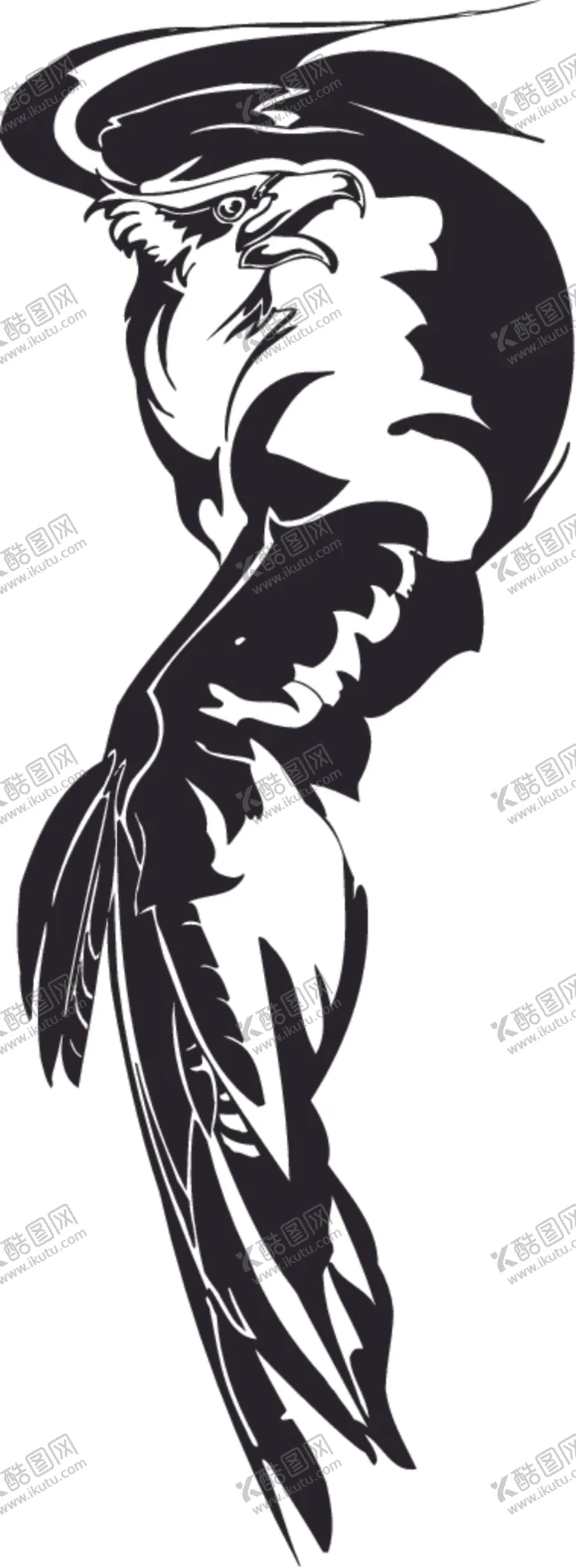 编号：23107707030304379262【酷图网】源文件下载-鹰纹身
