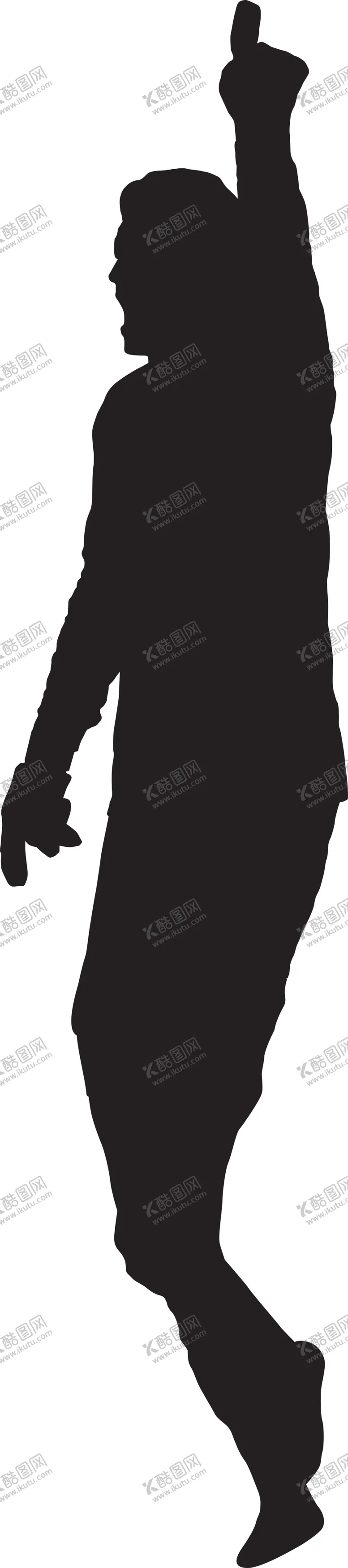 编号：53489204172029582795【酷图网】源文件下载-运动员剪影