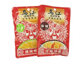 乌江清淡红油榨菜80g