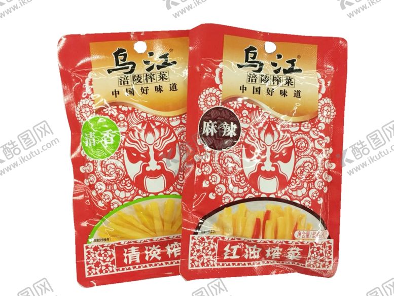 编号：21649505172333301518【酷图网】源文件下载-乌江清淡红油榨菜80g