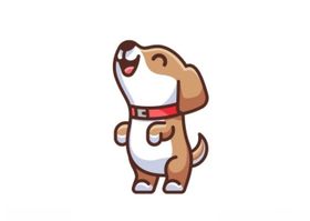卡通小狗