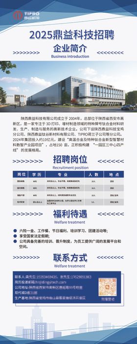 招聘长图海报