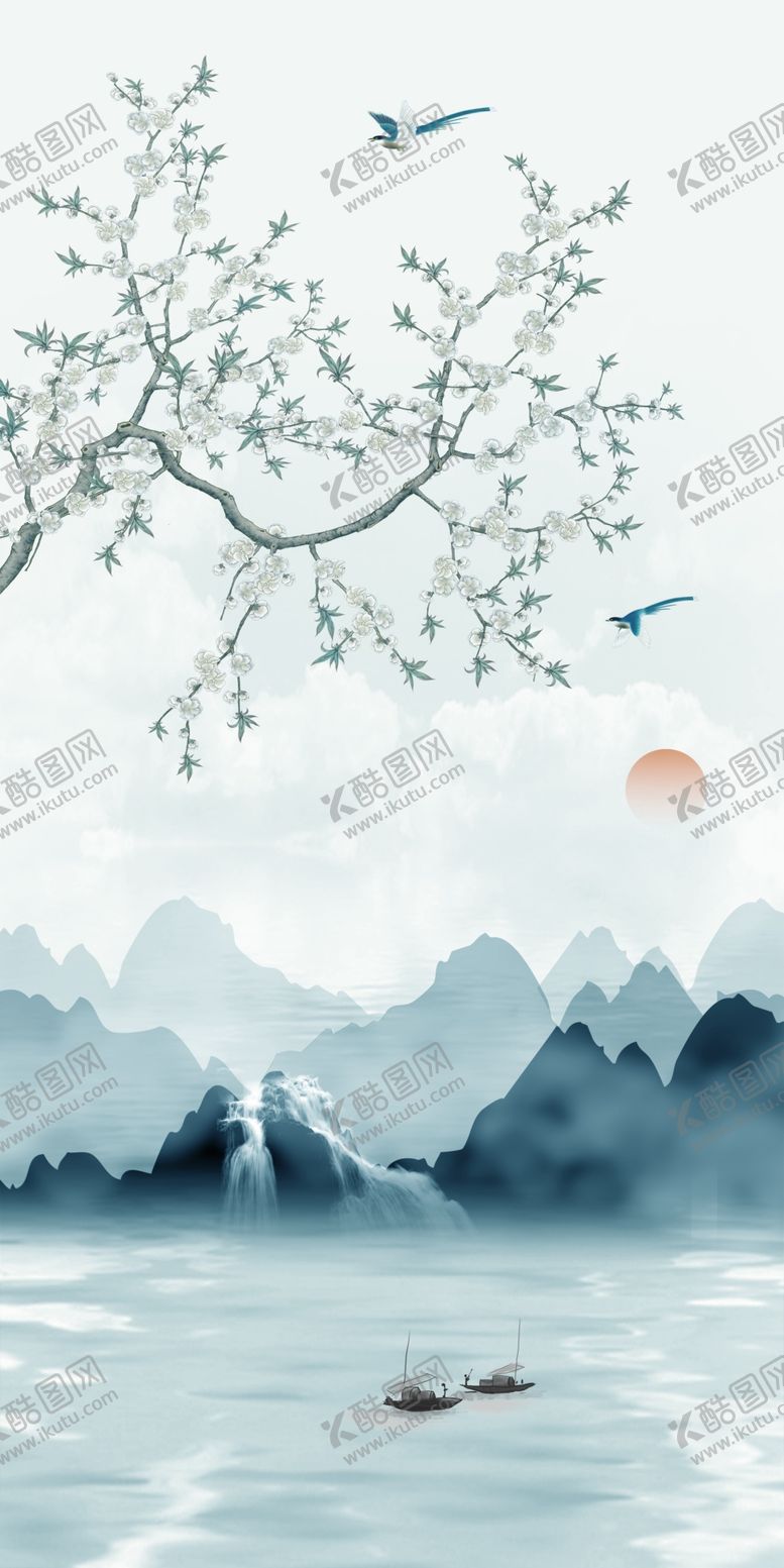 编号：28639401251621385643【酷图网】源文件下载-花鸟山水