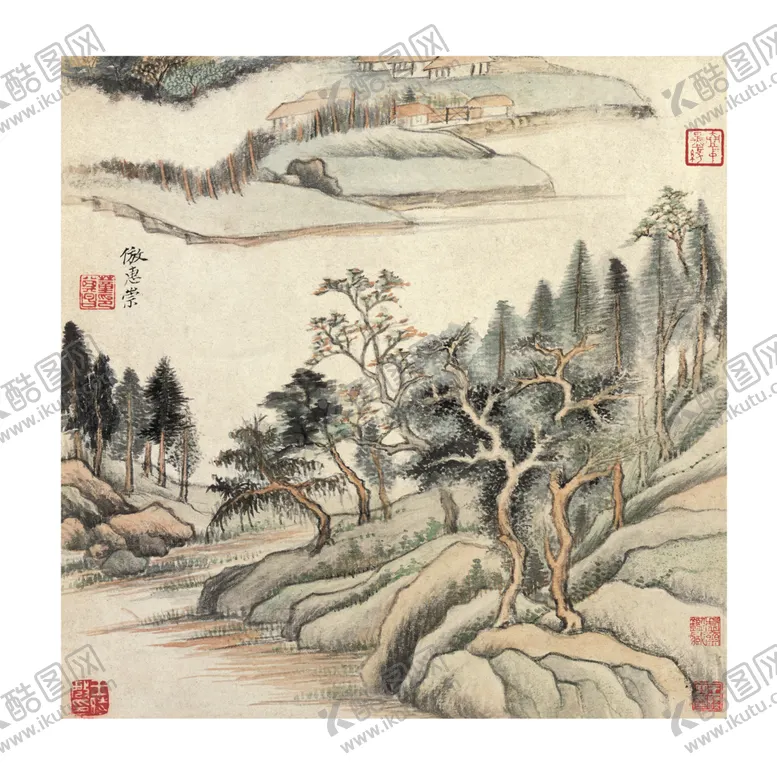 编号：86788301202253305145【酷图网】源文件下载-山水画