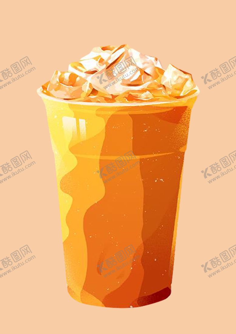 编号：60005605161248085347【酷图网】源文件下载-冰奶茶冰咖啡冰红茶手绘插画海报
