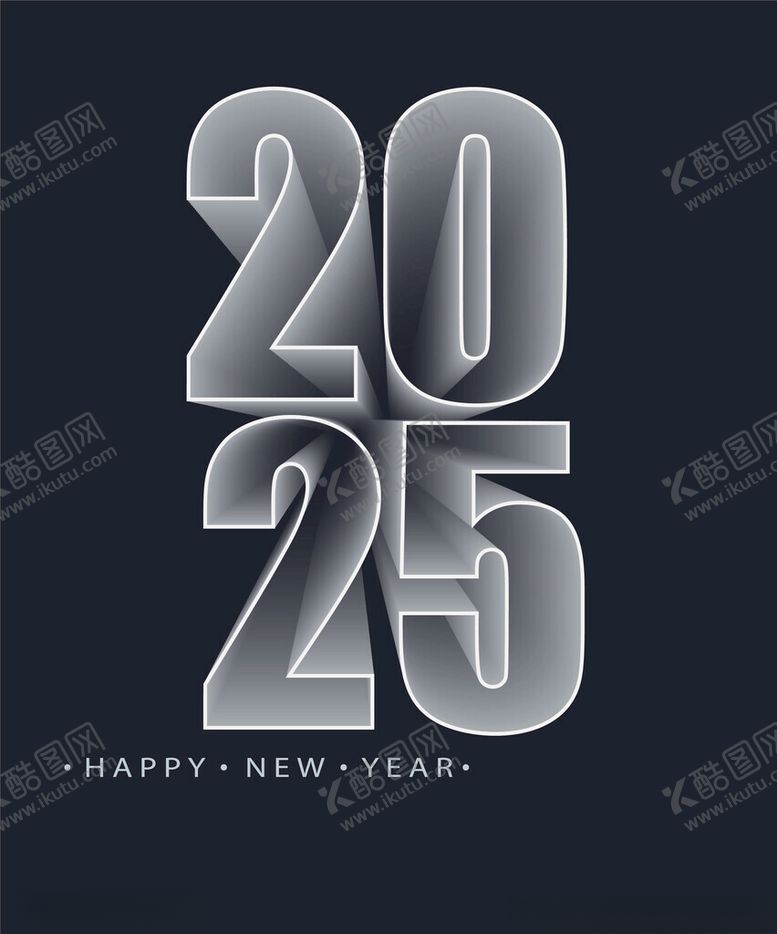 编号：68527701311020092755【酷图网】源文件下载-立体2025年