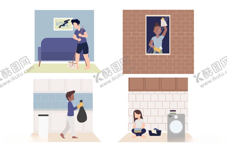 编号：84840609242329145207【酷图网】源文件下载-干家务