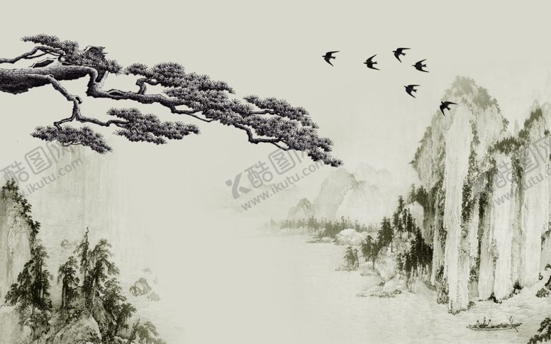 编号：23617510112131201974【酷图网】源文件下载-中式山水