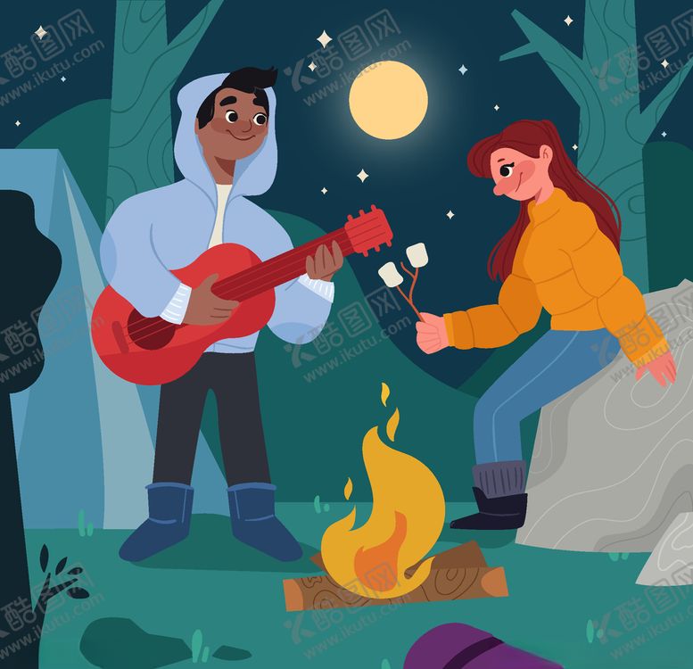 编号：84841910030955351479【酷图网】源文件下载-露营