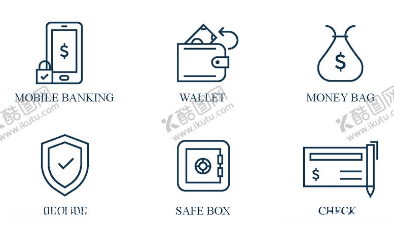 编号：87065609300400019041【酷图网】源文件下载-财富图标