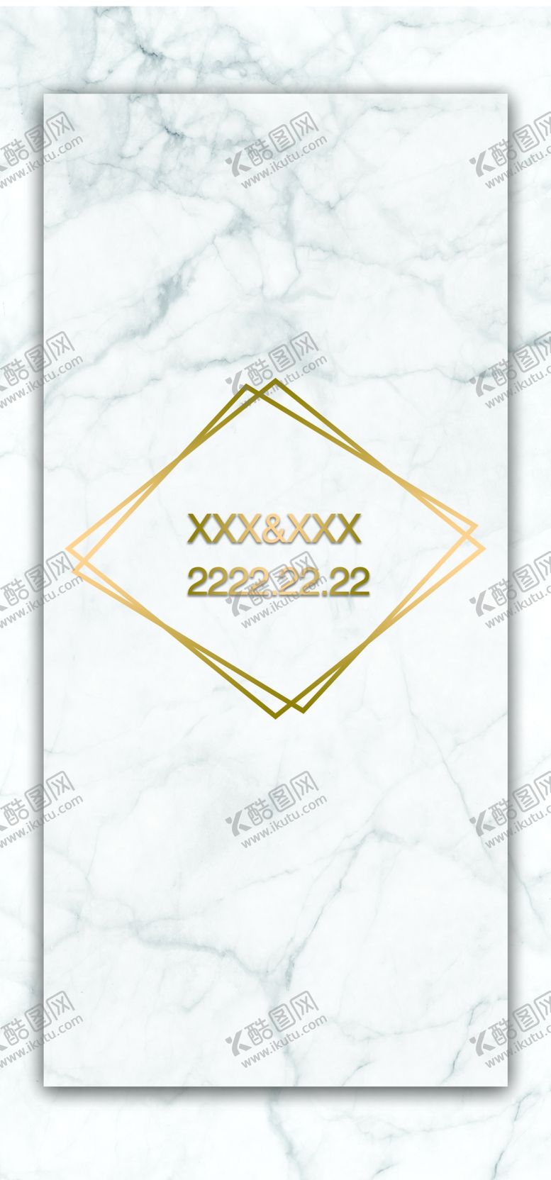 编号：55306606290911254058【酷图网】源文件下载-浅色大理石婚礼
