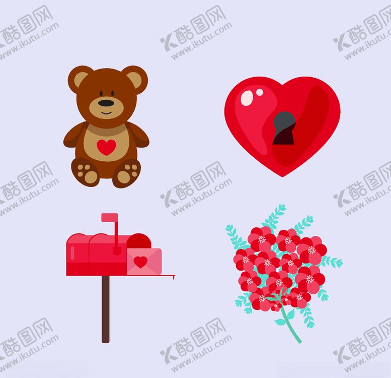 编号：22742109270454275820【酷图网】源文件下载-浪漫情人节元素