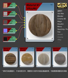 4K超清木纹材质贴图