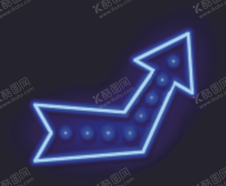 编号：22580407031026576302【酷图网】源文件下载-霓虹灯箭头