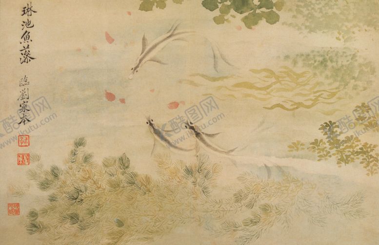编号：60498310211551011894【酷图网】源文件下载-清代恽寿平花草绘画