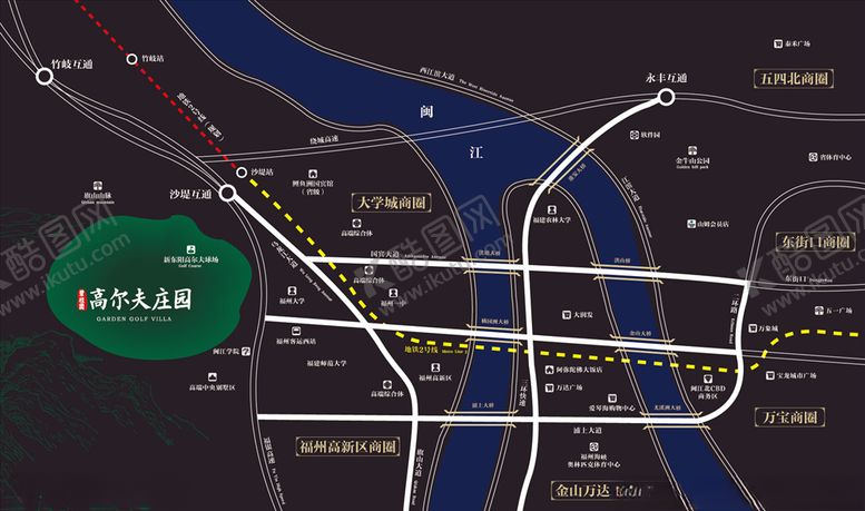 编号：31030206250914225766【酷图网】源文件下载-房地产区位图