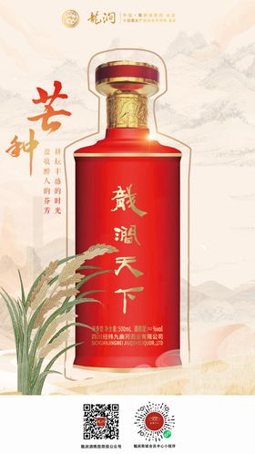 芒种白酒海报