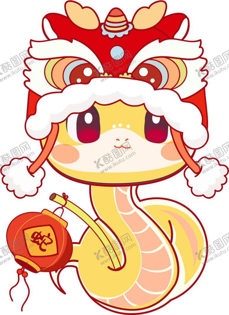 编号：90148201260517379839【酷图网】源文件下载-蛇年吉祥物插图