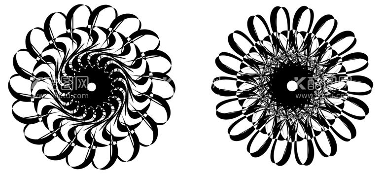 编号：31540209141048220869【酷图网】源文件下载-圆形螺旋花纹纹理规则图形