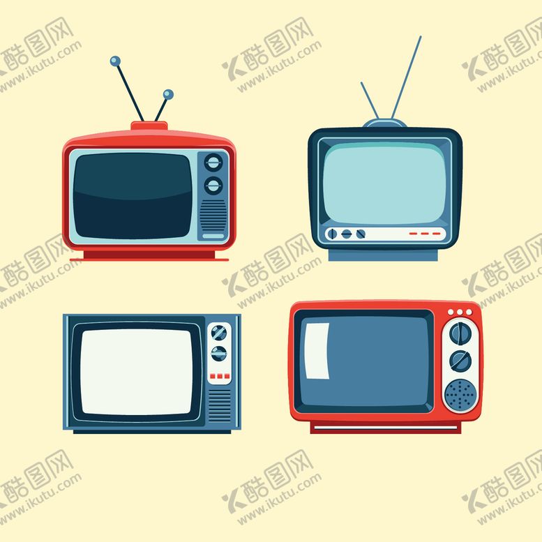 编号：31274010060736439081【酷图网】源文件下载-复古电视机图片