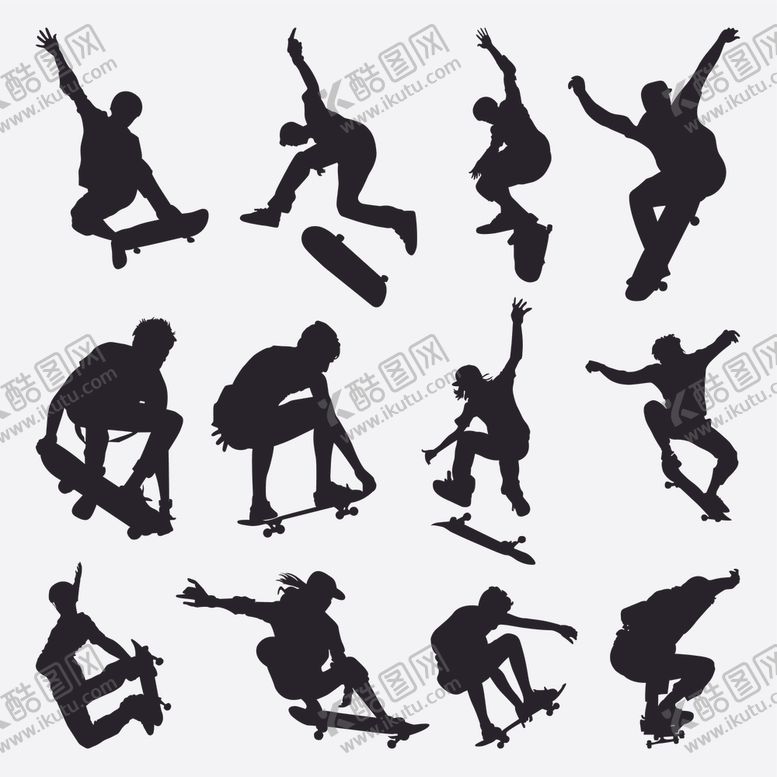 编号：12320410070537209533【酷图网】源文件下载-运动剪影