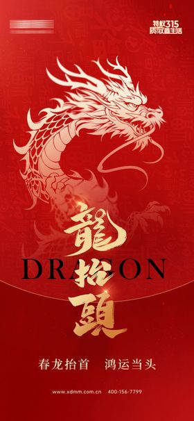 二月二龙抬头海报