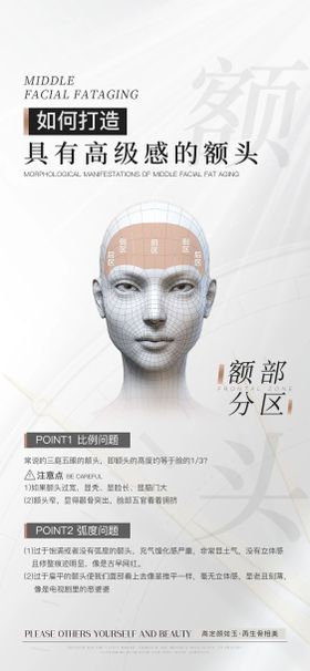 额头打造科普海报