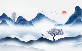 山水画 