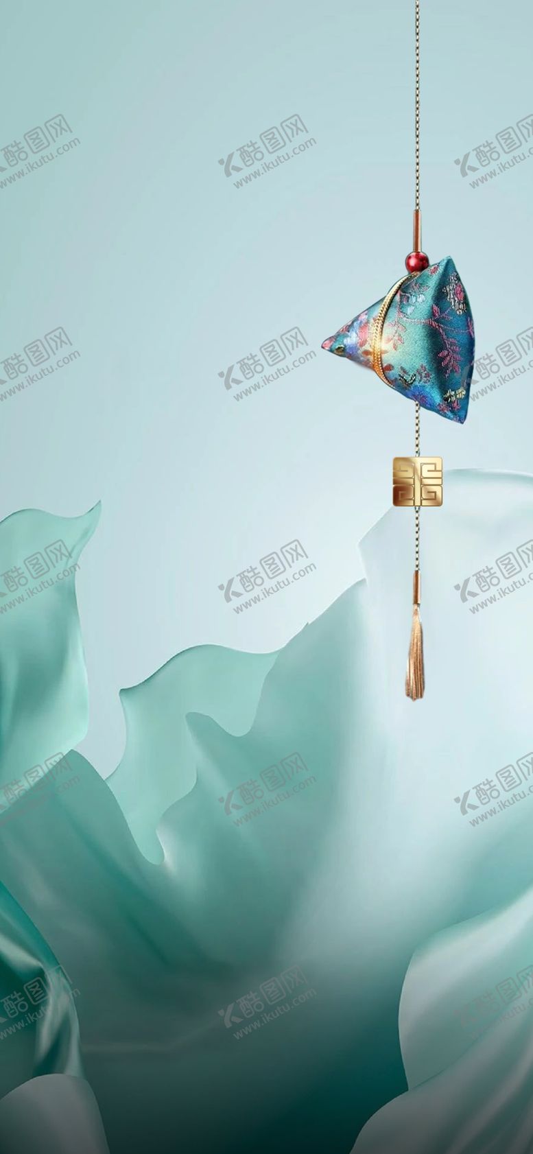 编号：77184506180105111209【酷图网】源文件下载-高级绿色端午背景
