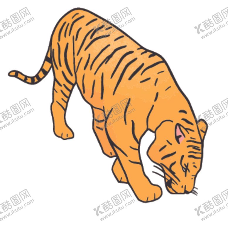 编号：75229707052312492694【酷图网】源文件下载-创意老虎插画图案