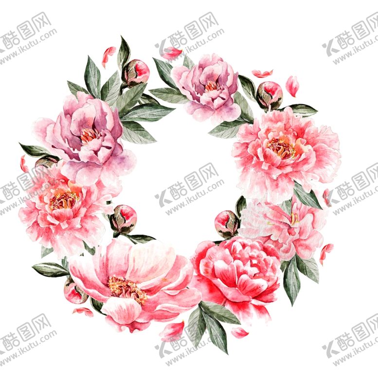 编号：96848305021907416679【酷图网】源文件下载-手绘花