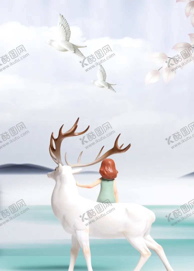 编号：80669906260923454292【酷图网】源文件下载-梦幻卡通装饰画