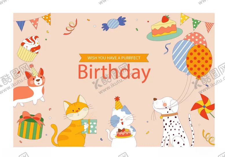 编号：82317104180341059889【酷图网】源文件下载-生日祝福