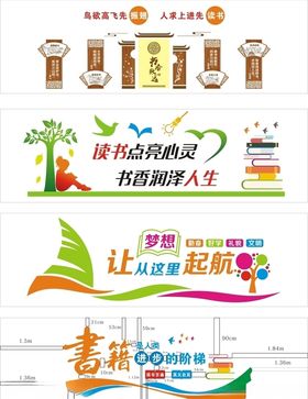 图书室文化墙