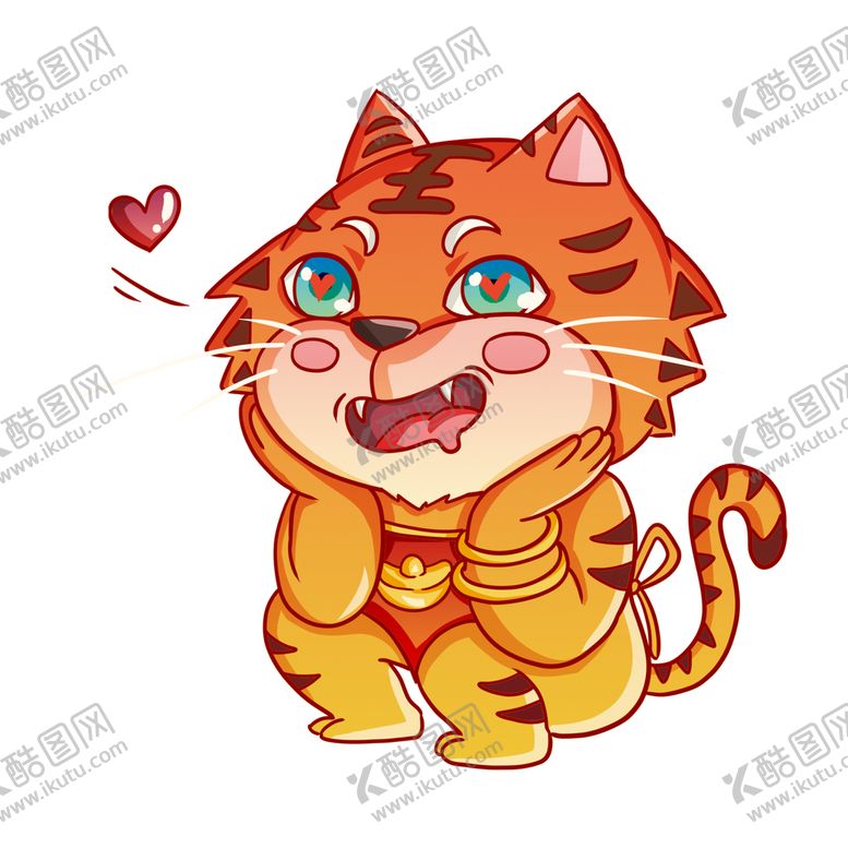 编号：99392111110751002241【酷图网】源文件下载-虎年卡通形象