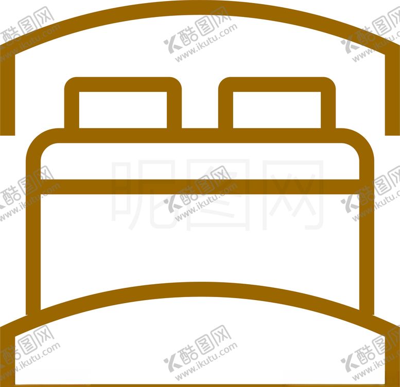 编号：24820207040532539710【酷图网】源文件下载-双人床