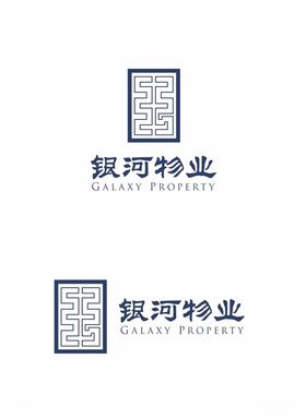 兰州银河物业矢量LOGO标志