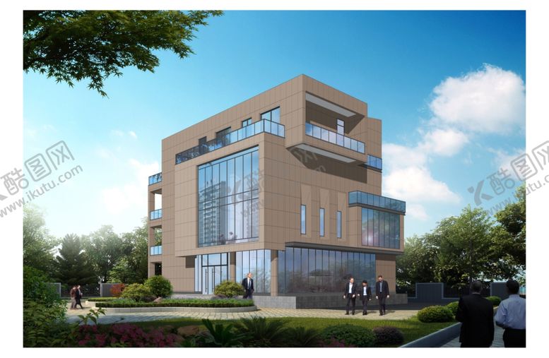 编号：85757409271051437914【酷图网】源文件下载-别墅外观效果图