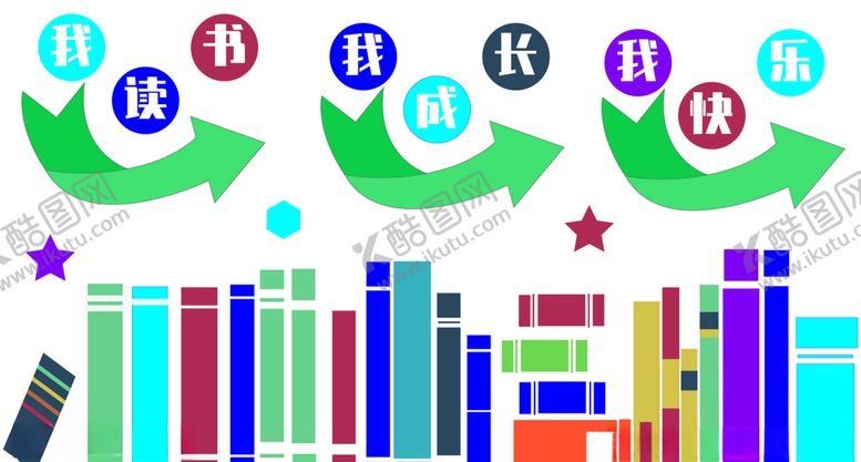 编号：30583209250947559423【酷图网】源文件下载-读书使人成长素材