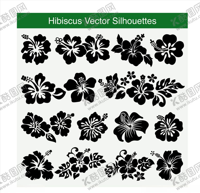 编号：39863210051917123328【酷图网】源文件下载-花朵剪影