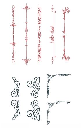 欧式花纹