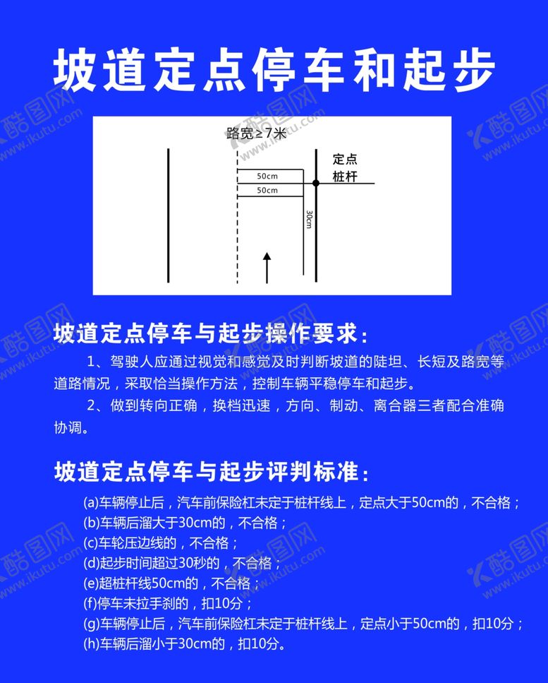 编号：67294210171602189440【酷图网】源文件下载-坡道定点停车和起步