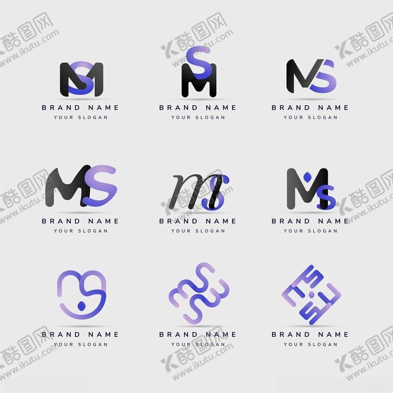 编号：54011001291531202520【酷图网】源文件下载-MS字母logo