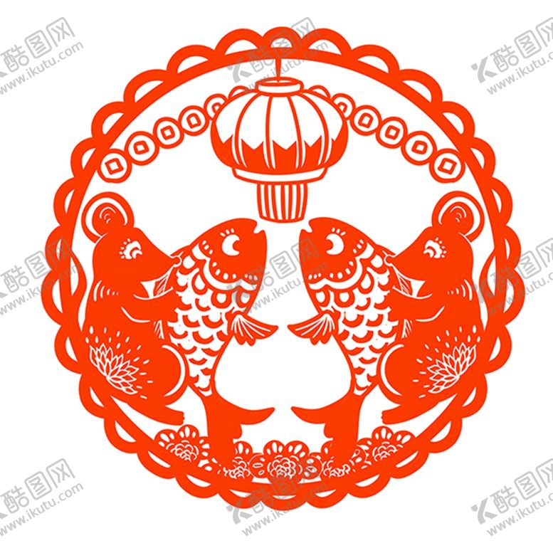 编号：67547609152015584879【酷图网】源文件下载-鼠年剪纸