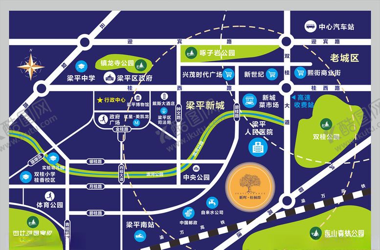 编号：53622310111602212643【酷图网】源文件下载-区位图