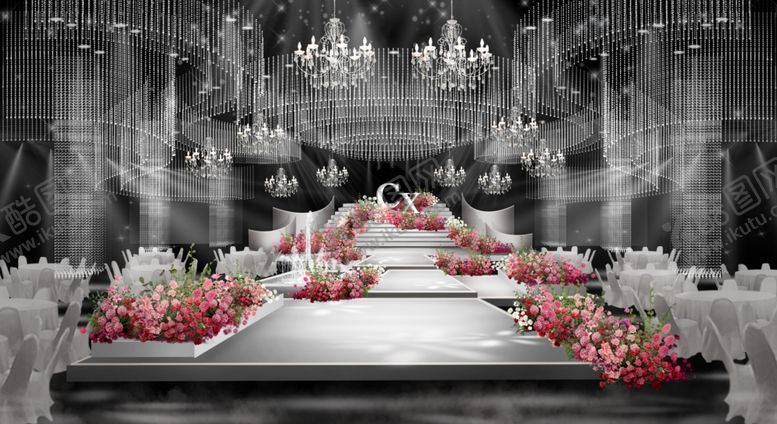 编号：74819711021409577278【酷图网】源文件下载-浪漫婚礼现场布置