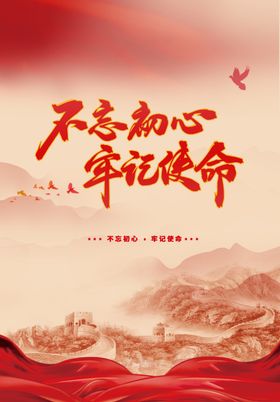 不忘初心海报