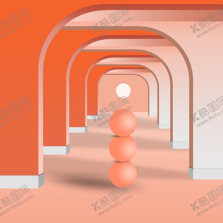 编号：85108210250401334993【酷图网】源文件下载-C4D走廊