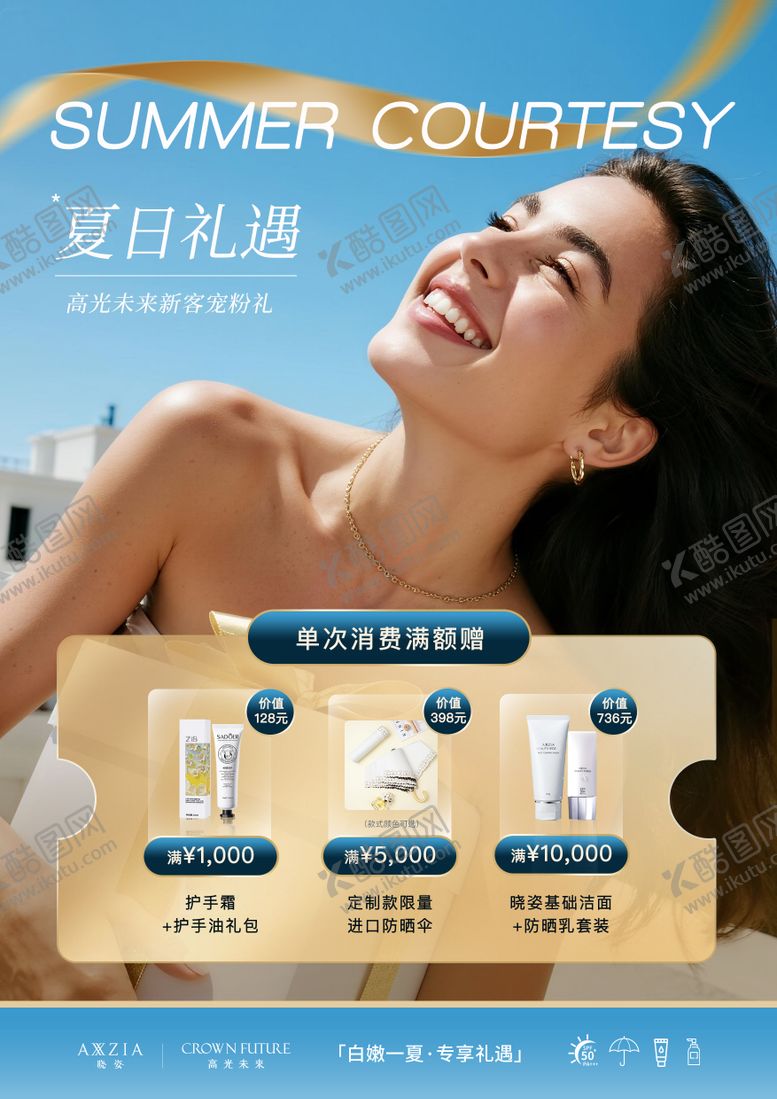 编号：33000108272203487750【酷图网】源文件下载-夏日礼品清透感海报